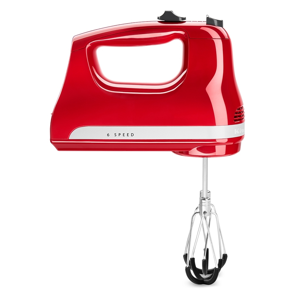 KitchenAid - Hand Mixer with Flexi Beater 5KHM6118 - Empire Red