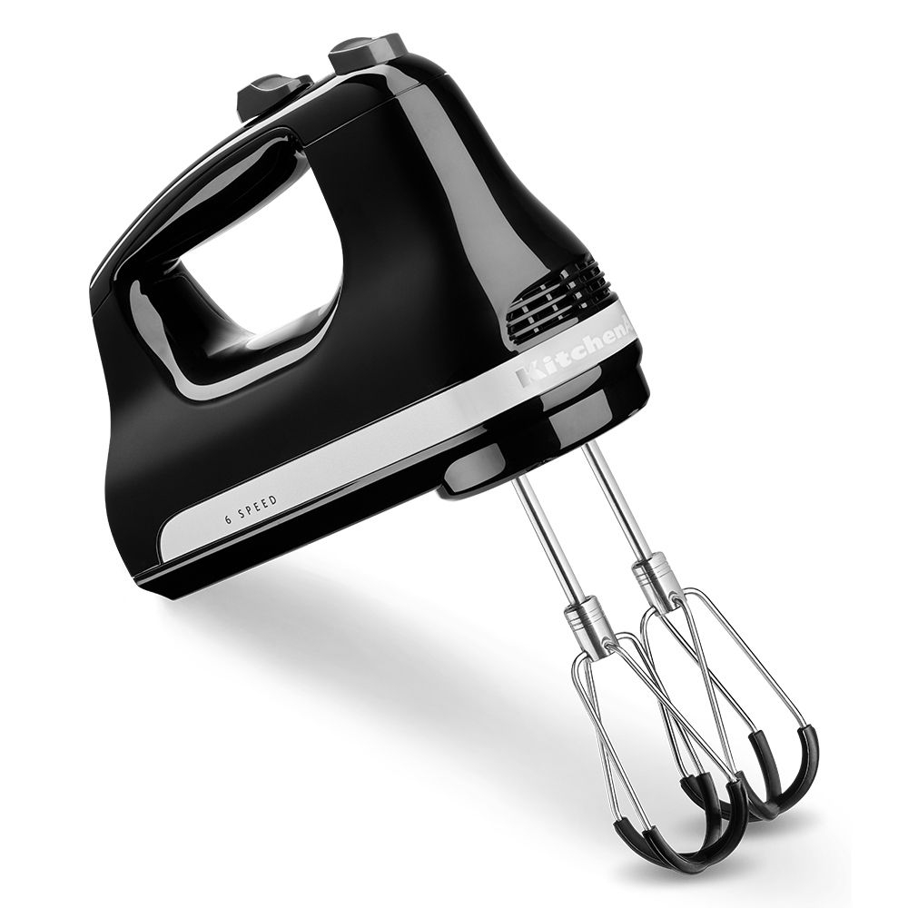 KitchenAid - Hand Mixer with Flexi Beater 5KHM6118 - Onyx Black