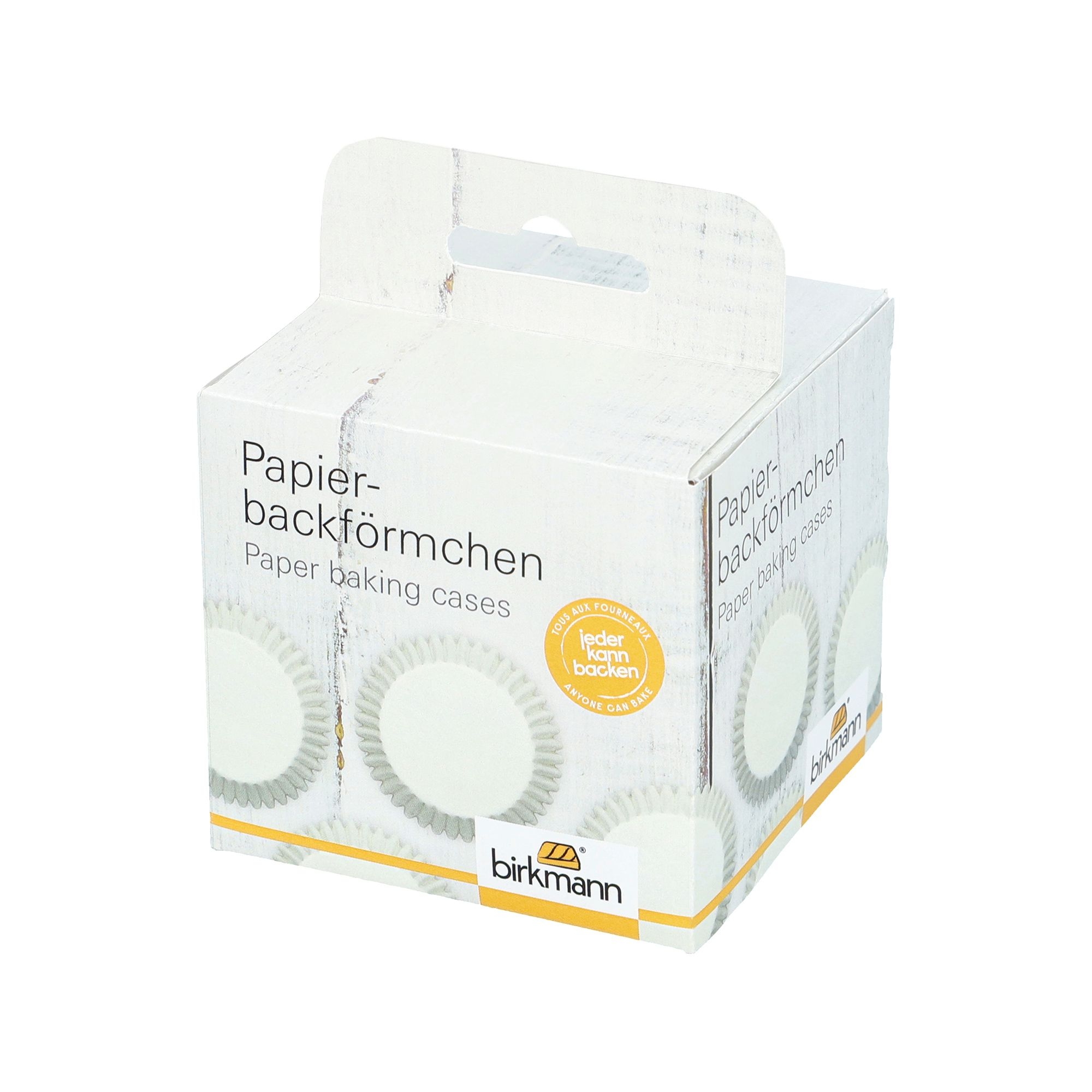 RBV Birkmann - Papierbackförmchen - 100 Stück - weiß