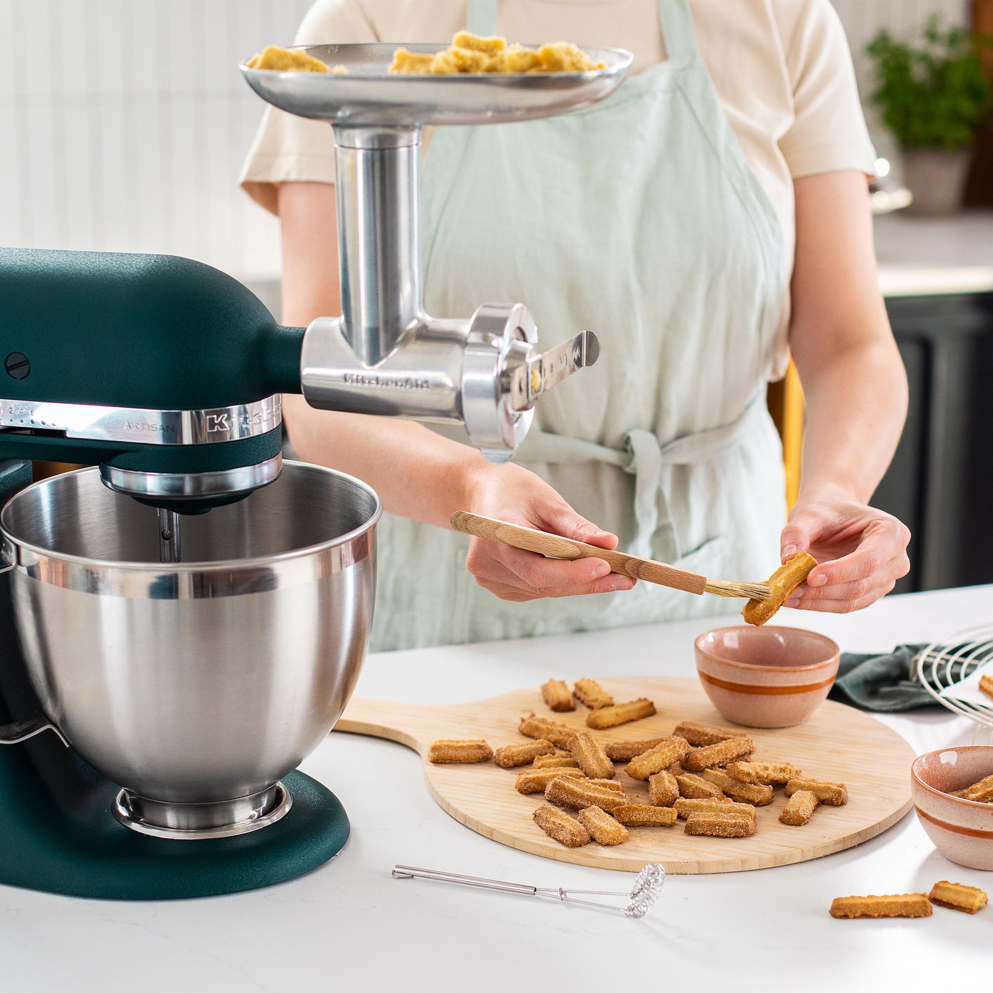 Kitchenaid mixer attachment for cookies best sale