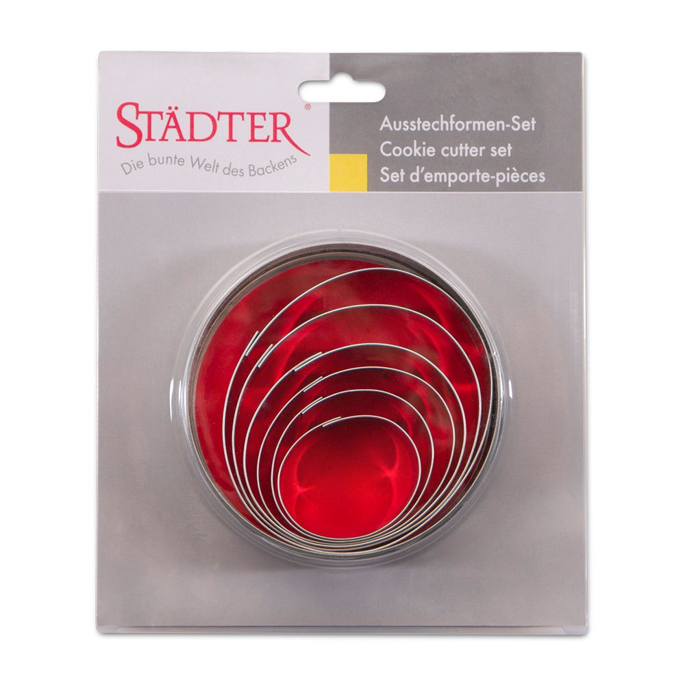 Städter - Cookie Cutter Oval 6 pieces - 4,5–9 cm