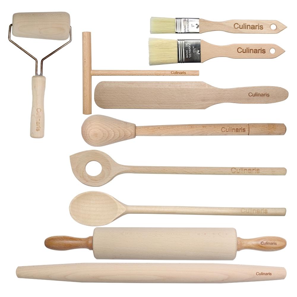 Culinaris - 10-piece baking set in beech wood