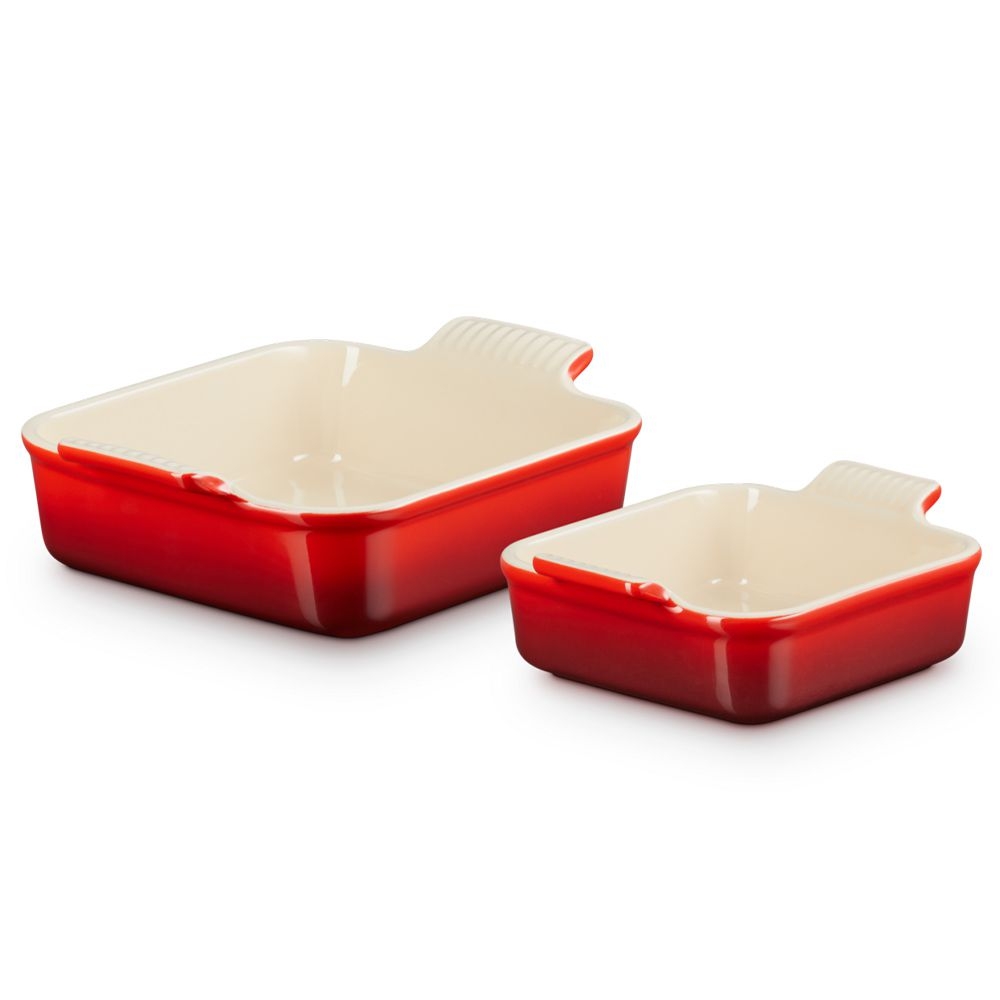 Le Creuset set of 2 square casserole dishes Tradition