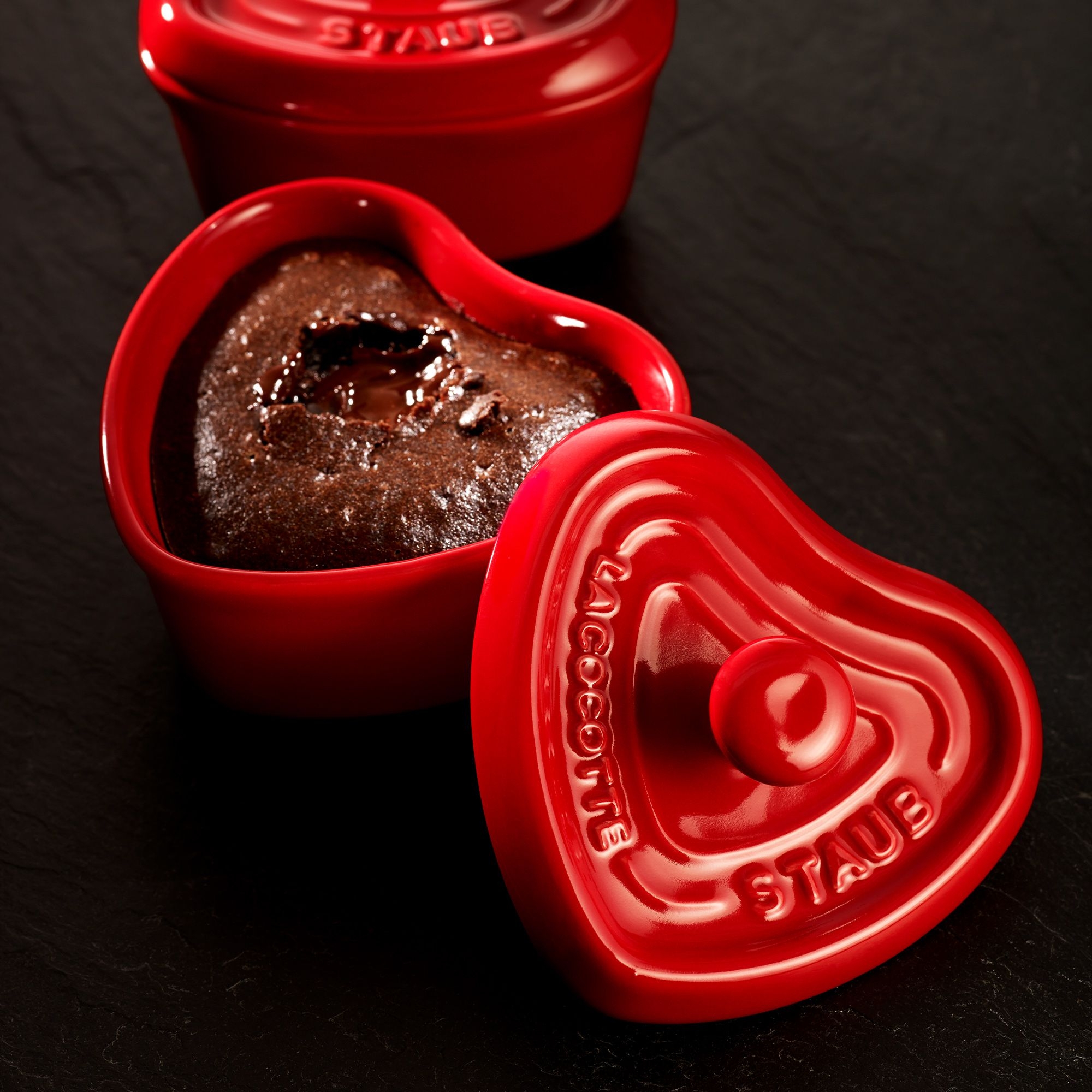 STAUB - Heart Mini Cocotte | 10 cm | cherry red