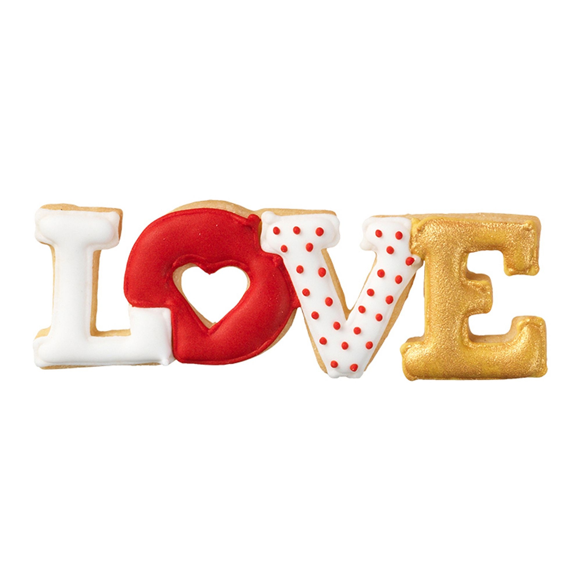 Birkmann - Cookie Cutter - Love lettering - 11 cm