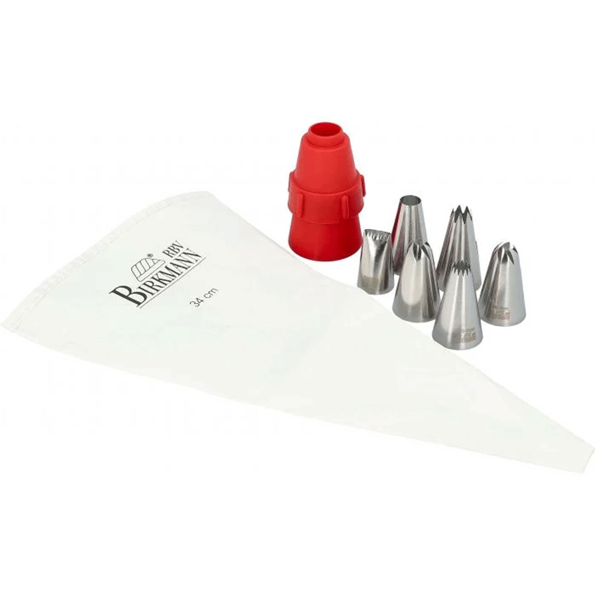 Birkmann - Piping bag set, 8-piece.- Easy Baking