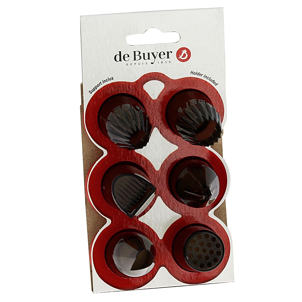 de Buyer - Set of 6 nozzles CREATIF