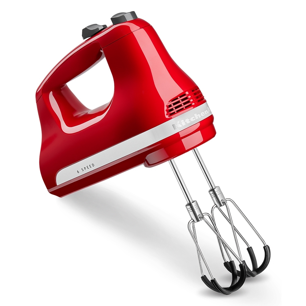 KitchenAid - Handmixer mit Flexi Rührer 5KHM6118 - Empire Red