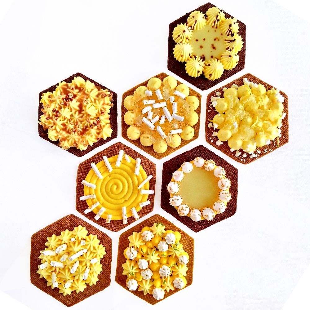 de Buyer - Tortenring gelocht - HEXAGONAL - Valrhona