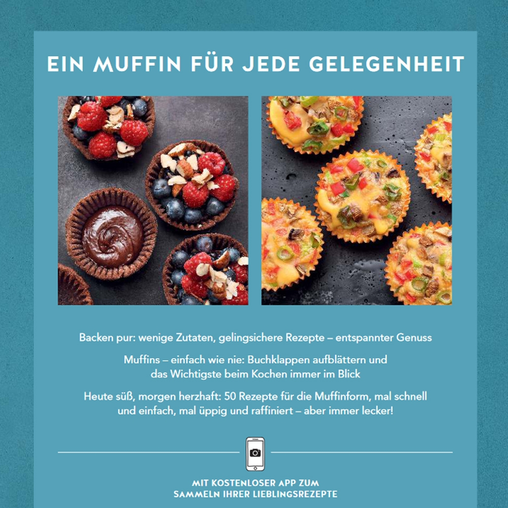 GU - 1 Muffinform – 50 Rezepte