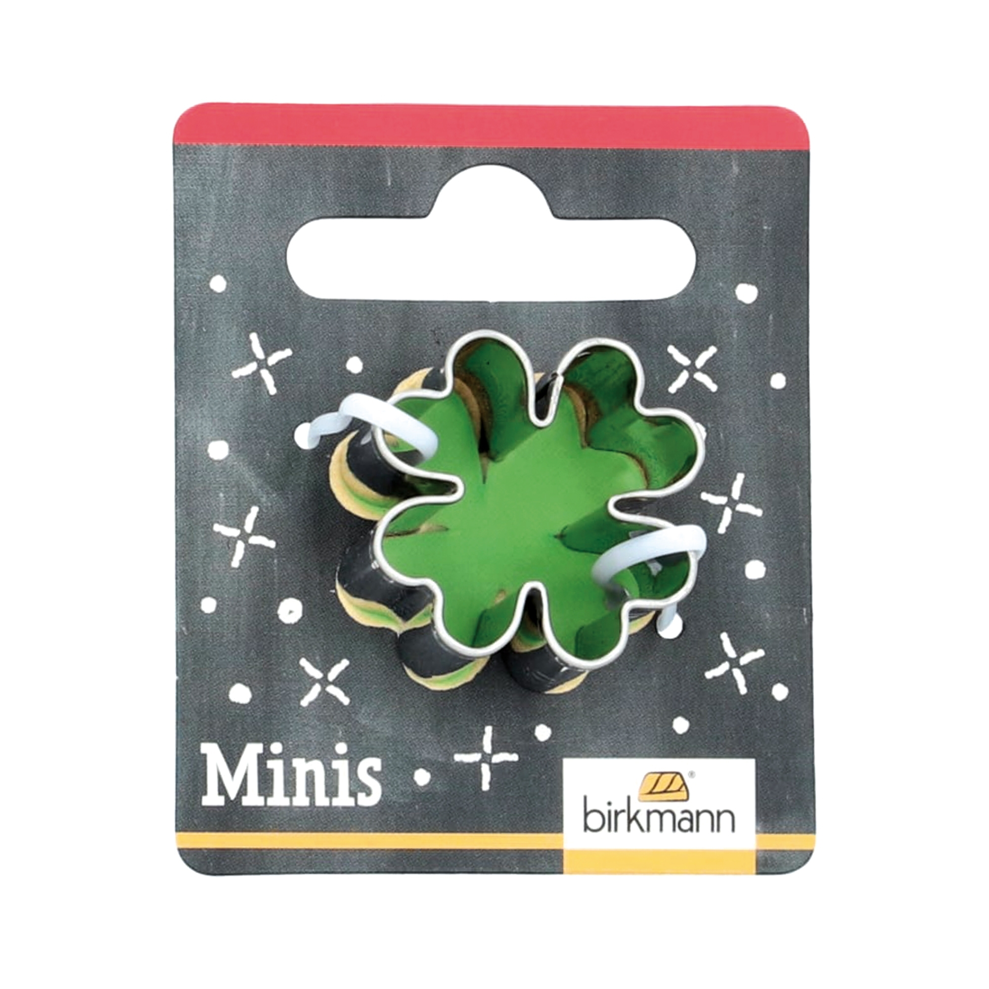 Birkmann - Mini cookie cutter - cloverleaf - 2.5 cm