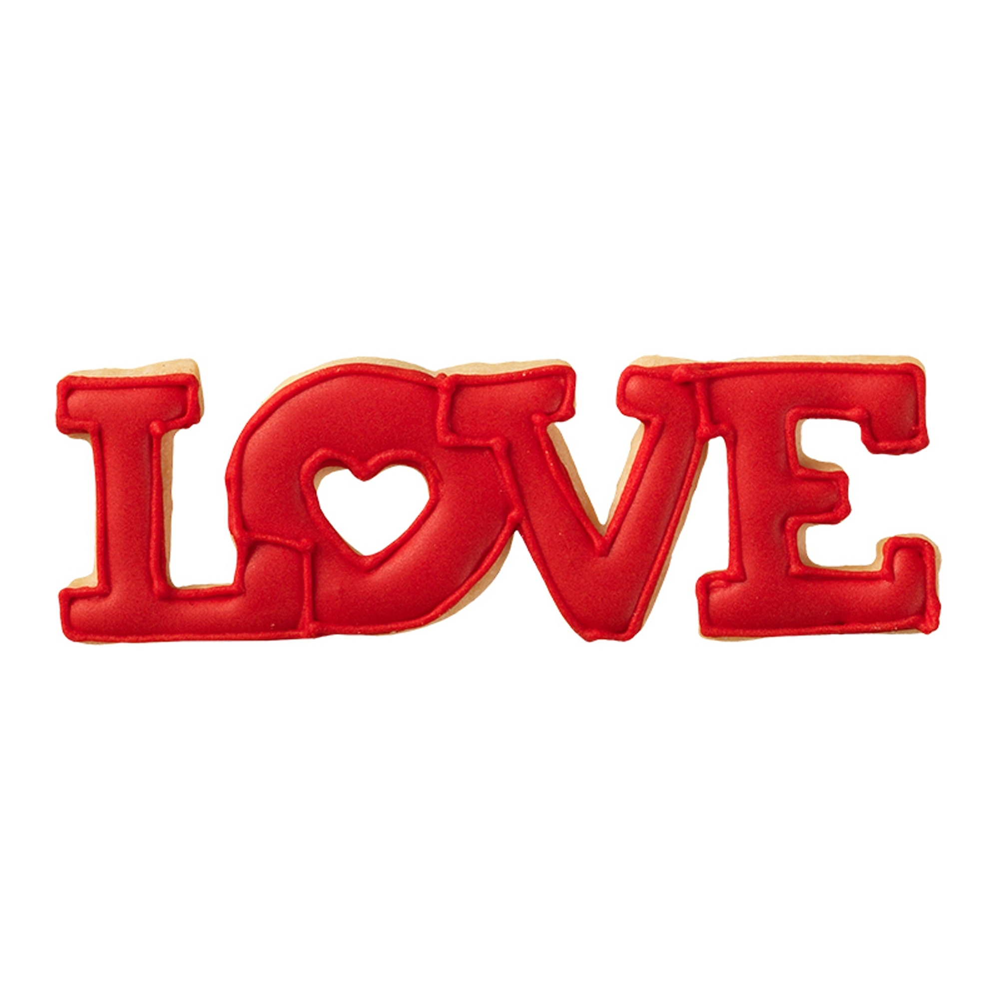 Birkmann - Ausstechform - Love Schriftzug - 11 cm