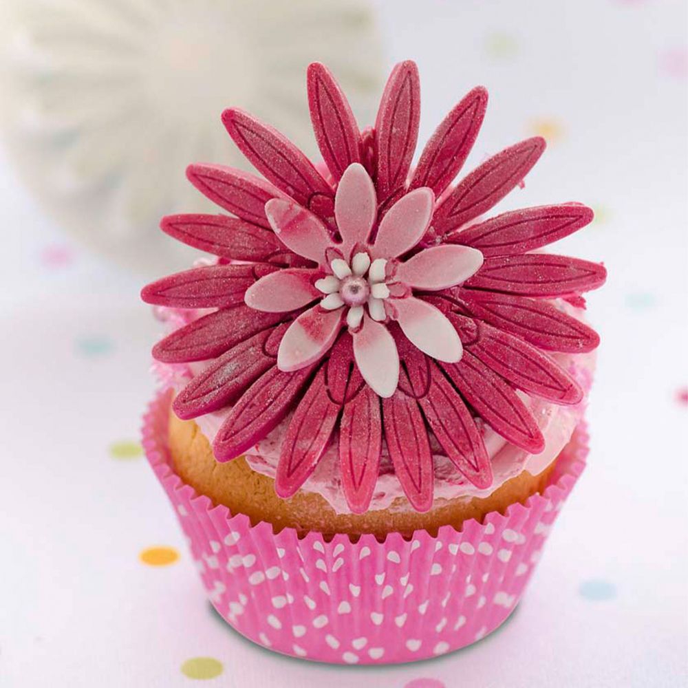 Städter - Ausstecher mit Auswerfer Sonnenblume / Gerbera - Weiß - verschiedene Größen