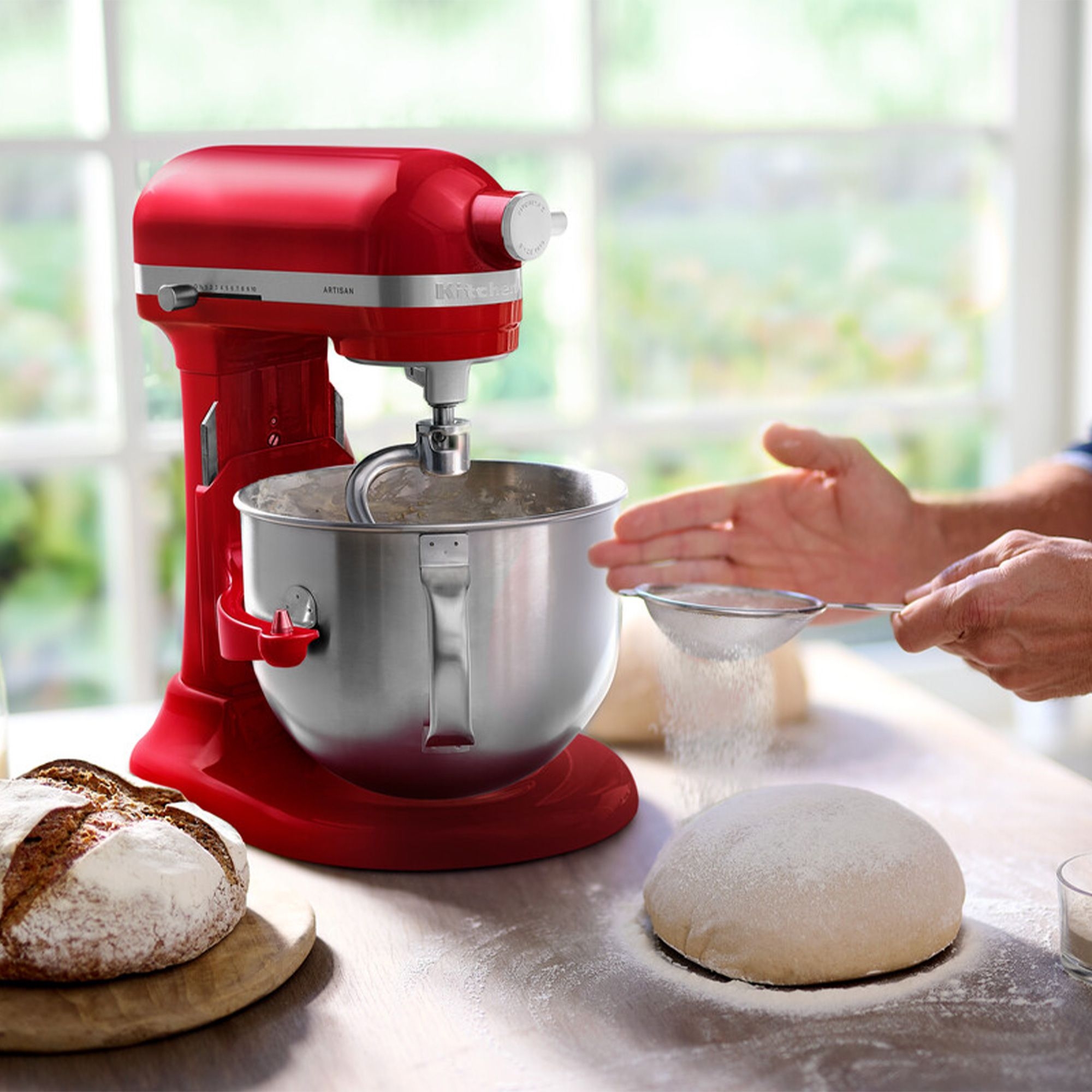 KitchenAid - Stand Mixer 6.6 L Artisan - Empire Red