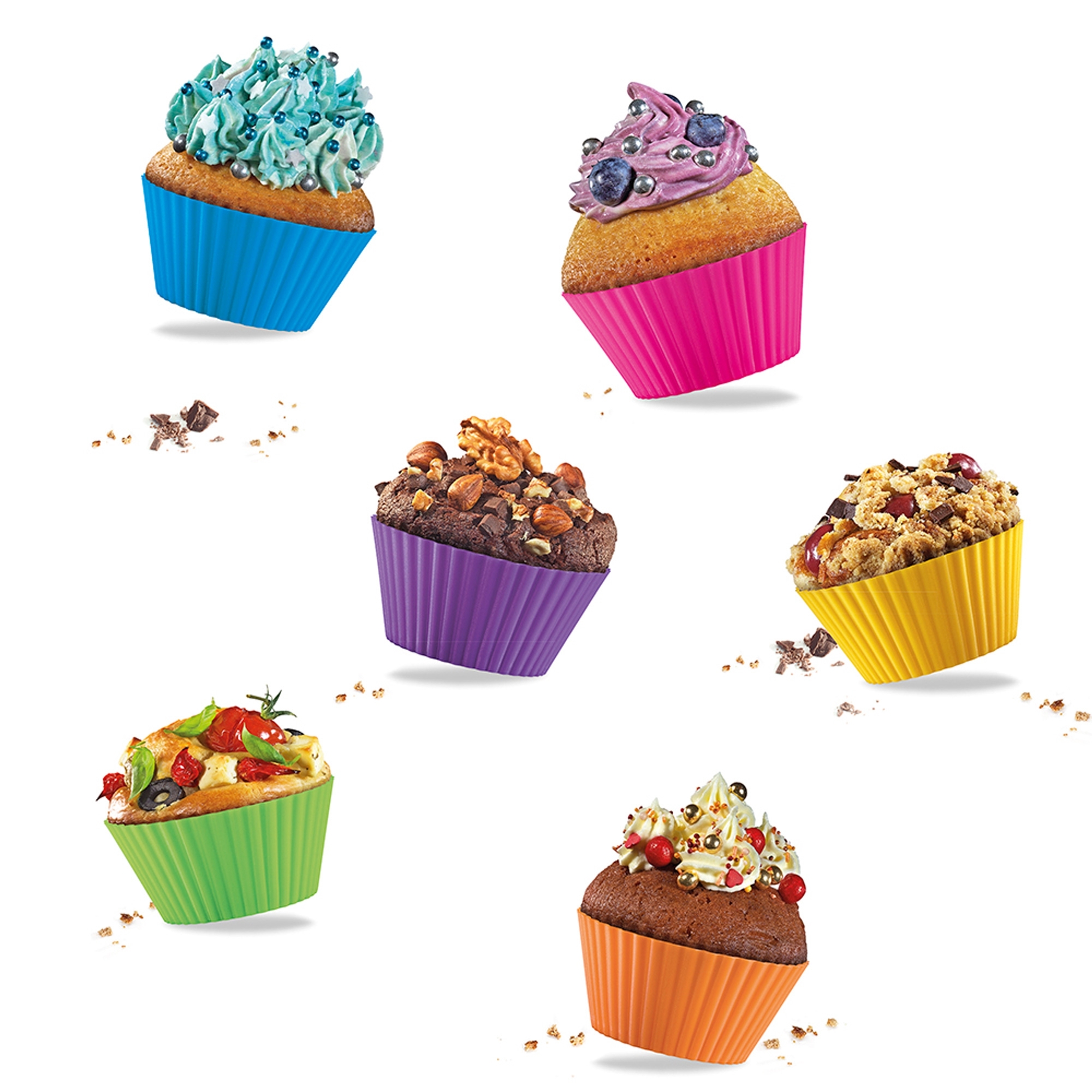 Küchenprofi - Muffin moulds set of 6 - 7 cm