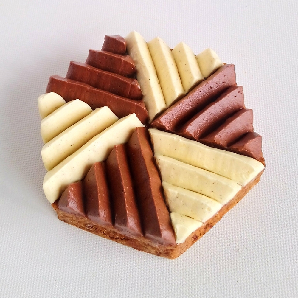 de Buyer - Tortenring gelocht - HEXAGONAL - Valrhona