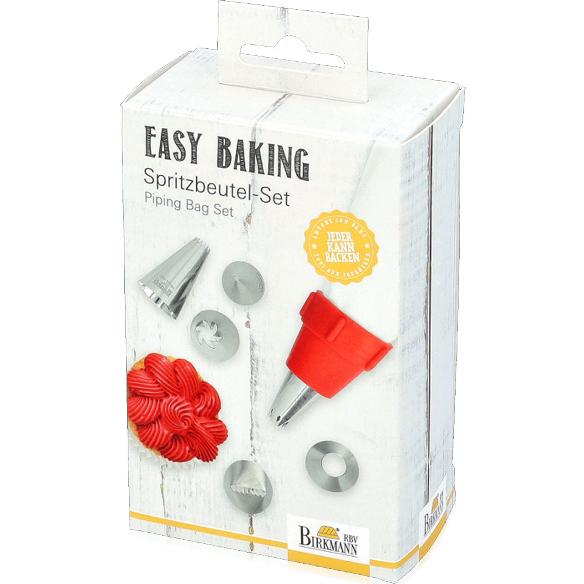 Birkmann - Piping bag set, 8-piece.- Easy Baking