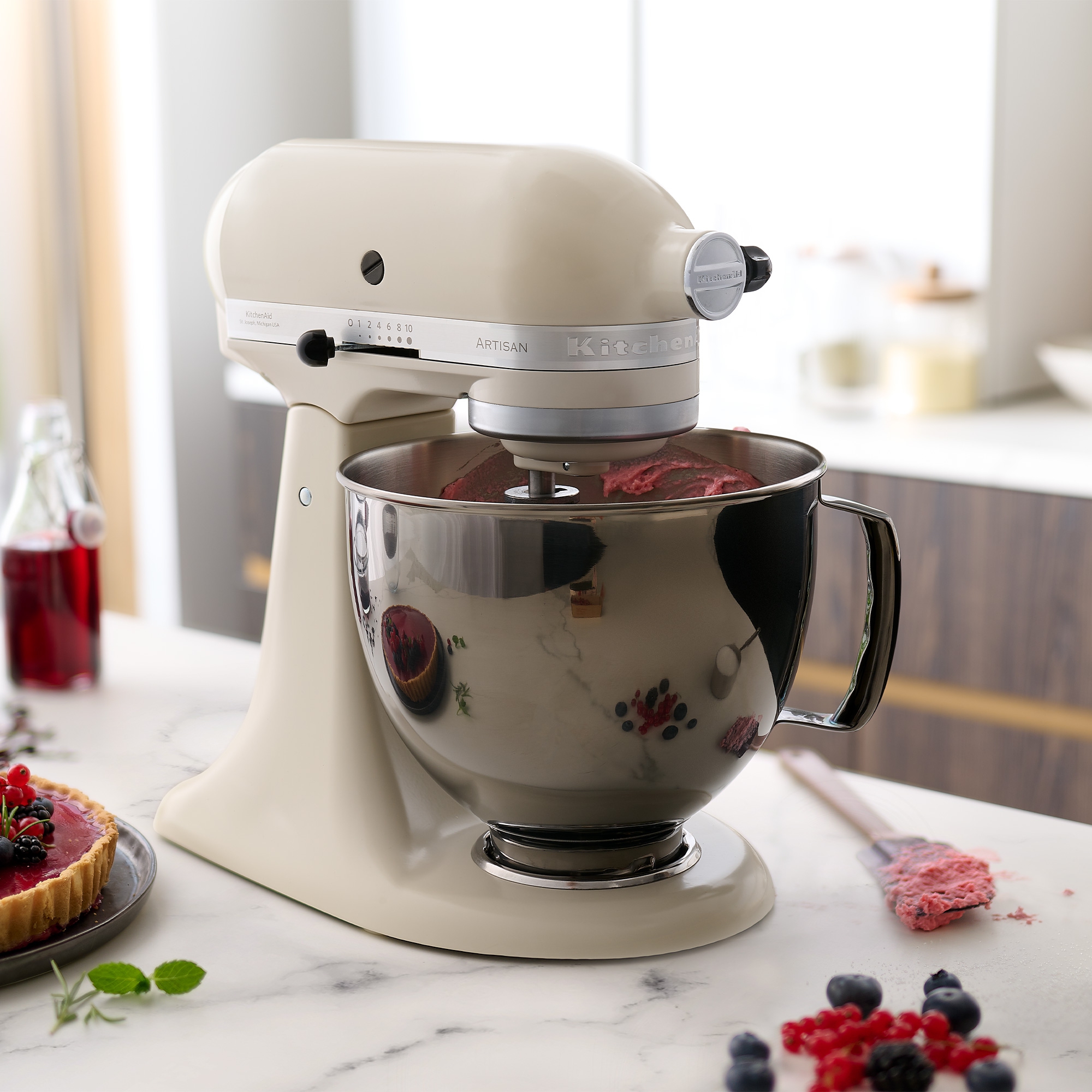 KitchenAid - Edelstahlschüssel 4,8 L - Schwarz